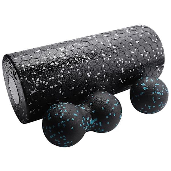 Foam Roller Set Högdensitets Massage Rollerboll För Nacke Rygg Muskler Djupvävnadsmassage..