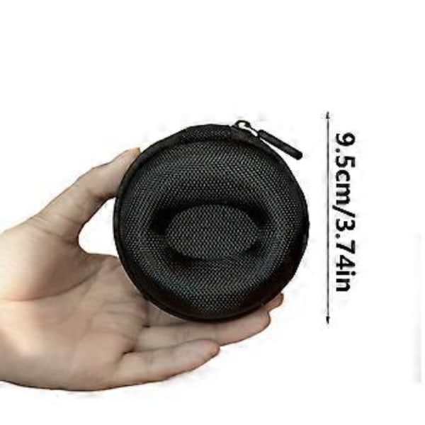Bärbar Klockförvaringslåda Rese Rund Klockfodral För Armbandsur Och Smartklockor Flera Färger Valfritt brun brown