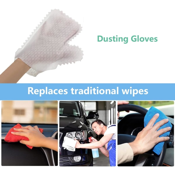 10 stk. Lazy Rag Handsker Rengøring Non-woven Anti-statisk Tastatur Cle