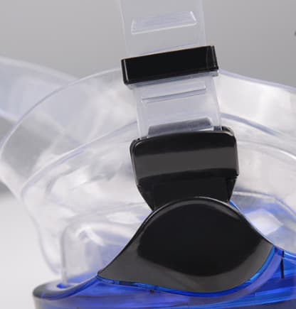 Dykkerbrille, Vandtæt Semi-Tør Snorkel, Snorkelsæt - Sort 2 Black 2