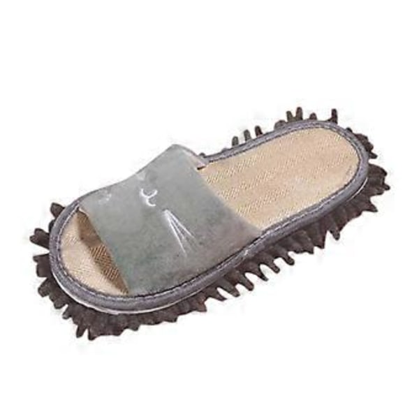 Söpöt Pölymoppitossut Unisex Pölylattian Puhdistustyökalu Kylpyhuoneeseen Makuuhuoneeseen (Harmaa) Gray