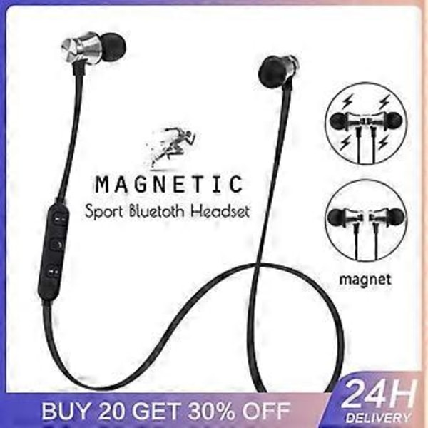 Langattomat magneettiset Bluetooth-kuulokkeet, urheilukuulokkeet, handsfree-mikrofoni, melu
