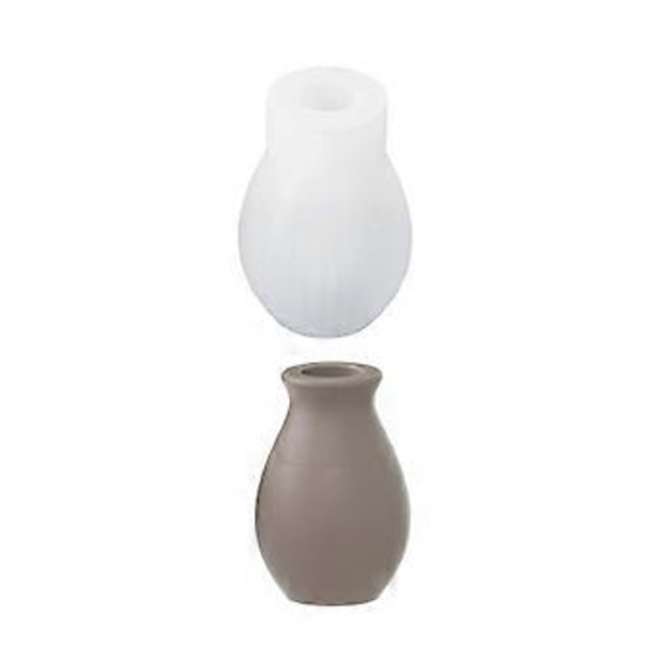 Kristall Epoxihartsformar Provrör Vas Silikonform Gips Cementform DIY Ljusstake Blomsterarrangemang Dekorationer Style 7