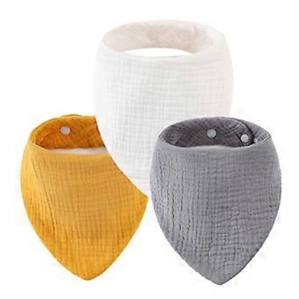 Vauvan Bandana Kuolalaput Unisex Bandana Laput Erittäin Imukykyiset Bandana Kuolalaput Hellävaraiset Hampaiden Tuloon Tarkoitettu Laput Vauvoille 3 kpl set 9
