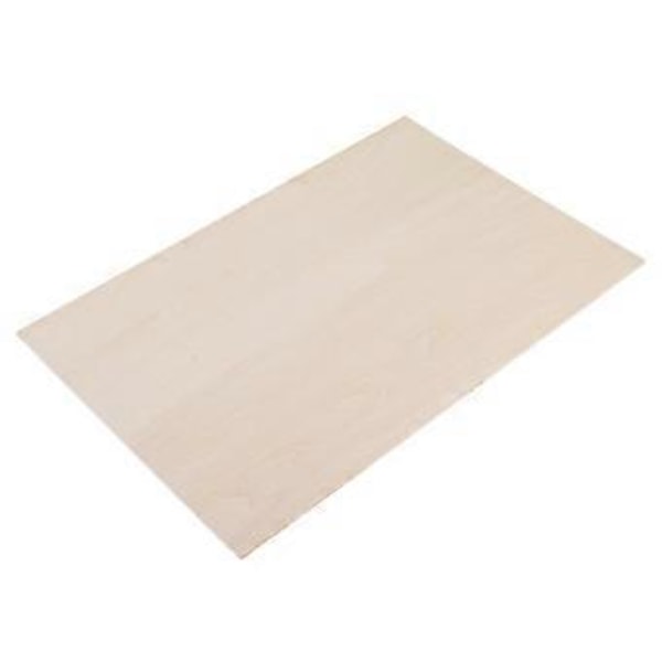 10 stk. Lindetræsplader, Træplader, Miniaturemodeller, Ubehandlet Træplade til Fremstilling af Flymodeller, (200x100x2mm) 200x100x2mm