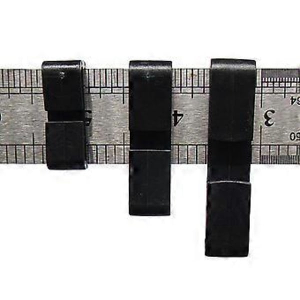 20 st Webbing Ändklämma Hållare Plast Kopplingsspännen Snabb Glidhållare Ryggsäcksspännen Utomhustillbehör Tålig 48MM 48MM