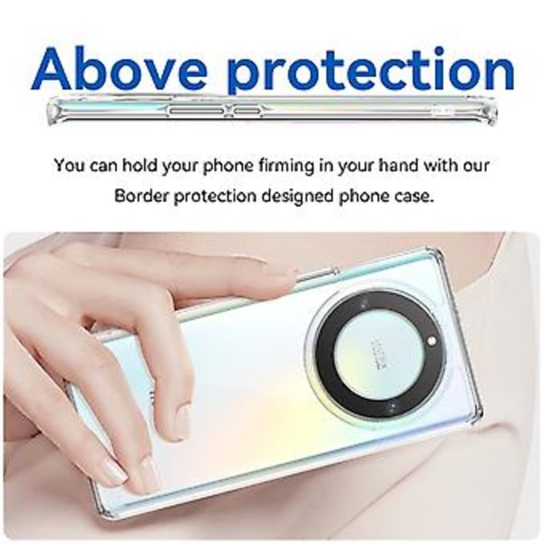 Akryyli + TPU Puhelinkotelo Honor Magic5 Lite -puhelimelle Transparent