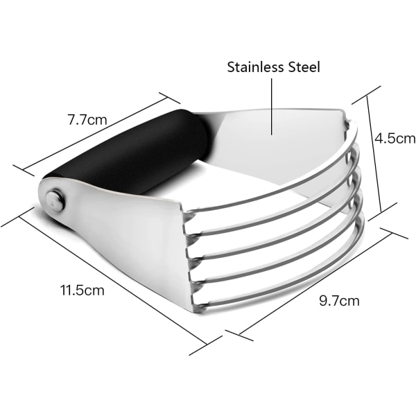 Taikinasekoitin, huippuluokan ammattimainen leivontaveitsi, jossa on erittäin kestävä terä