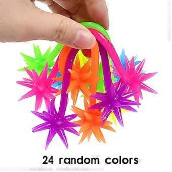 24-pak Børne Meteor Hammer Gummi Squishy Sticky Hammer Forsyninger( )