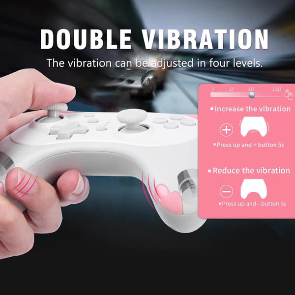 Kattkontroll för Nintendo Switch - Söt Trådlös Pro