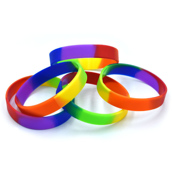 Flerfärgade Gummiarmband - Set om 24, Barnarmband