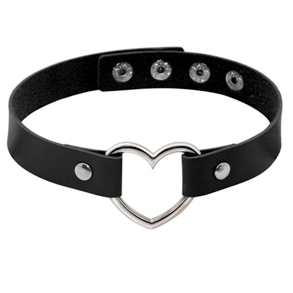 2 stk. Justerbar Sort Kawaii Choker og Halskæde, Æstetisk