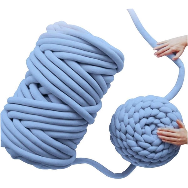 Chunky Knit Yarn Super Bulky Arm Stickning ROVING Stickad filt