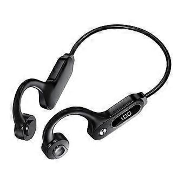 Headset Stöd Tf-kort Portabla Hörlurar Led-display Med Mikrofon För Träning Löpning