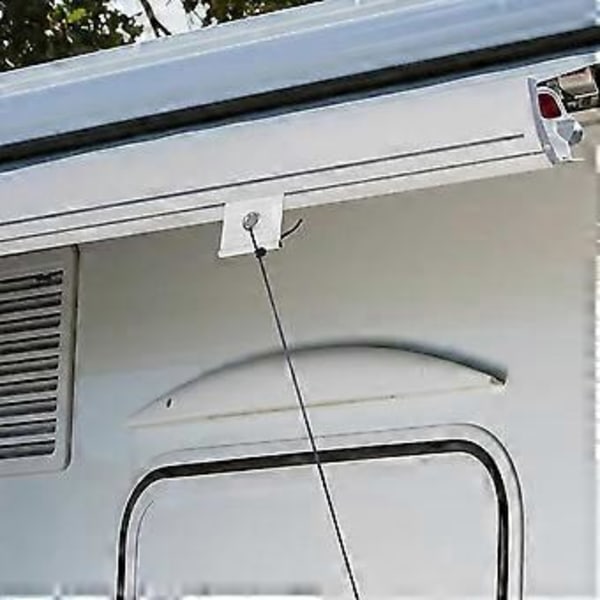 Markise Skinne Stopper Kantbånd Markise Krog Baldakin Camping Krog Stativ Bil Markise Kantbånd Skinne Øje Markise Installation Sort 8 stk Black 8pcs