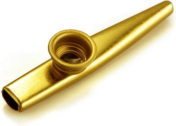 Musikinstrument, 6 Metall Kazoo för Barn Gitarr, Ukulele,