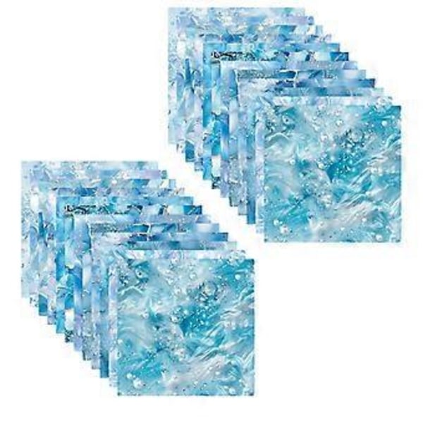 24 arkkia jääkidepaperia, leikekirjapaperia, koristepaperia leikekirjoihin, päiväkirjoihin, paperiaskarteluun, luoviin projekteihin