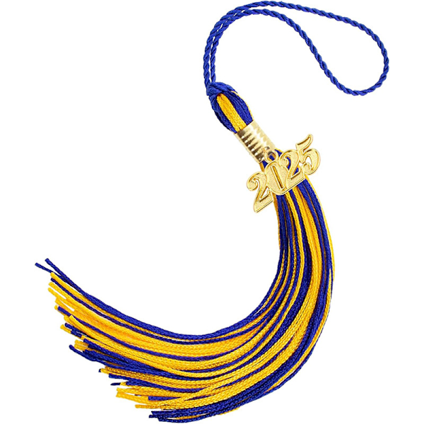 12 stk. dimissionskvaster akademiske dimissionshue kvaster dimissionshat dekorationer DIY kvaster Blue and gold