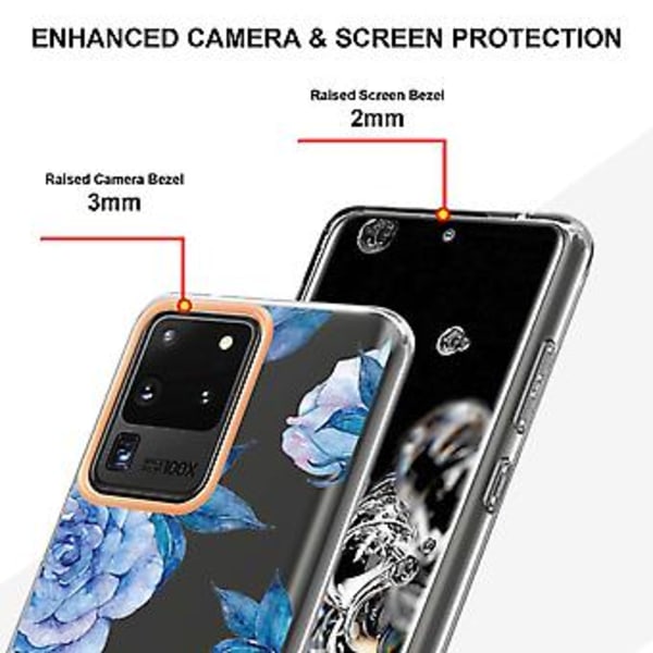 Blommor Växter TPU Skal För Samsung Galaxy S20 Ultra multicolour