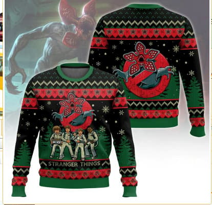 Jultröja med rund hals, Pullover, 3D-tryckt vintertröja med lång ärm - EL3625 - Storlek 5XL 5XL