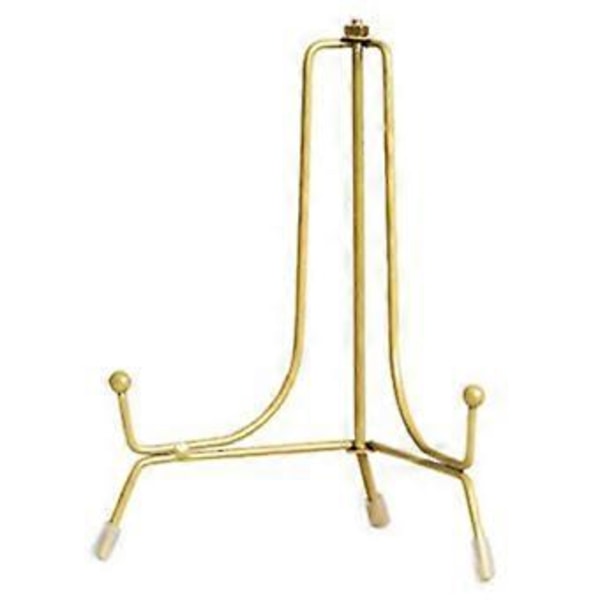 Metall Fotoram Ställ Minimalistisk Design Multifunktionell Easel Hållare Omfattande Användning i Vardagen Gold 6inch