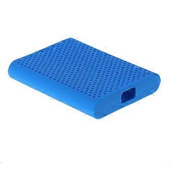 Stødsikker HDD Silikone Etui til Harddisk Etui Diskbeskytter til T5 Mobil Harddisk Ekstern Harddisk Drev B Blå Blue