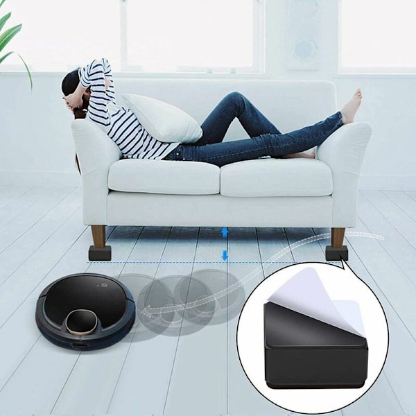 4 stk møbelrisere seng møbelben løft bord sofa seng stige