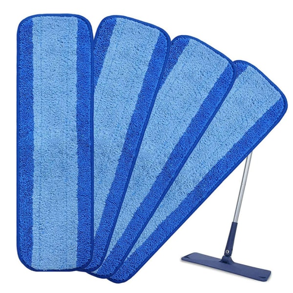 4-pak Mikrofiber Rengjøringsputer Kompatibel med Bona Mop - Mikro