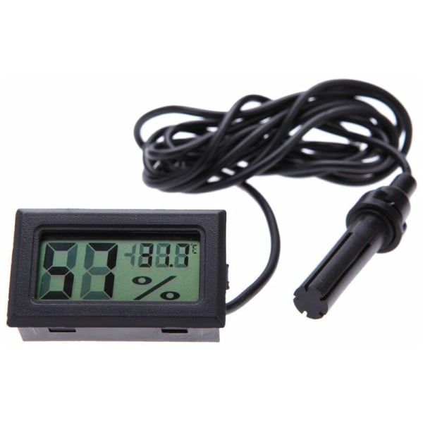 Termo-hygrometer Minimum elektronisk termo-hygrometer Digitalt display termo-hygrometer med probe