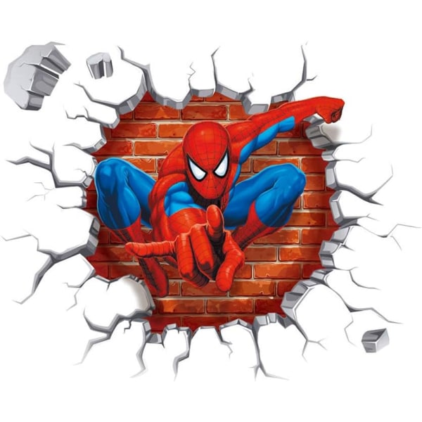 Spiderman väggdekaler DIY avtagbar Spiderman barn tema