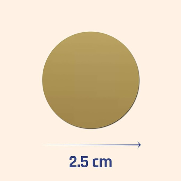 DIY Skrapkort Klistermärke (Guld, 150-pack)