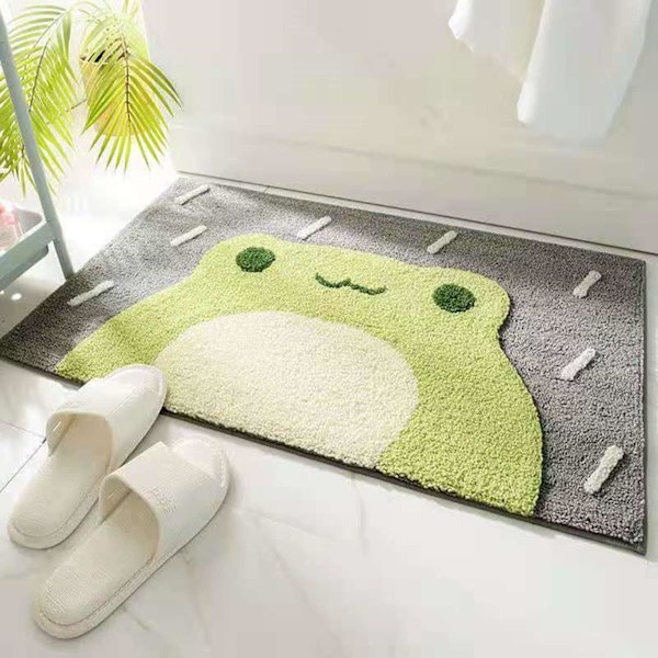 40x60cm frø bademåtte, blød og behagelig hud anti-slip absorberende