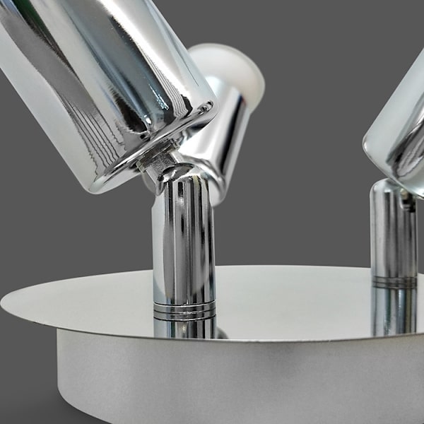 3-pisteinen LED-kotivalaistuskupoli 165x165x85mm