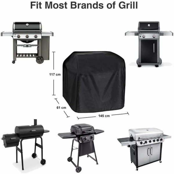 Grillöverdrag, Gasolgrillöverdrag, Hållbart 210D Oxford presenning C