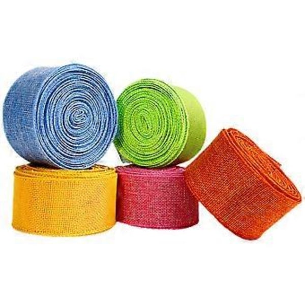 5 Rullar Festivalpaket Band DIY Presentinslagningsband Multifunktionellt Hantverksband