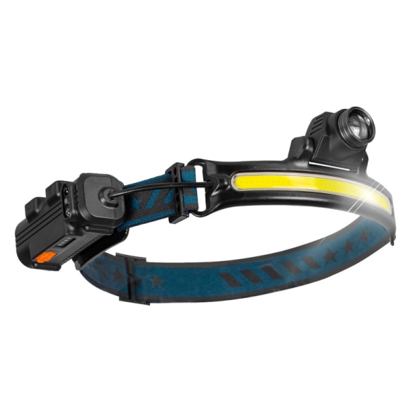 Profesjonell USB-oppladbar LED-hovedlykt med sensitiv sensor
