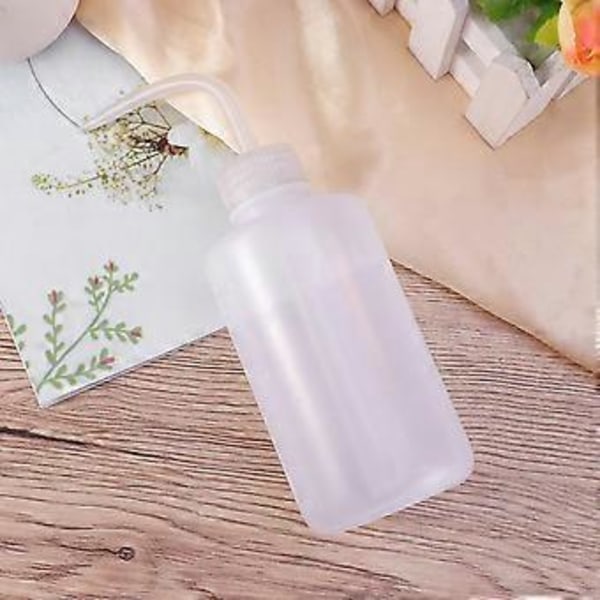 250 ml Blæk Tom Flaske Lang Tud Pigment Opbevaringsbeholder Plastik Klemme Flasker