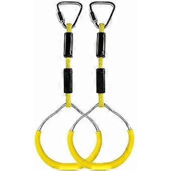 Gymnastikringe til Børn, Tilbehør til Trapezgynge, Klatrestativ, Gyngering, Slackline Ninja Line, Forhindringsbaneudstyr