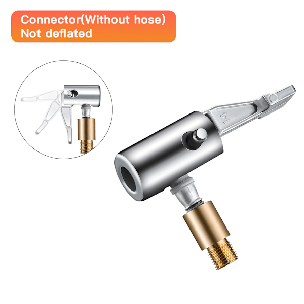 Inflator Pump Connector Bærbar 90 Graders Lås-på Zink Legering Hig