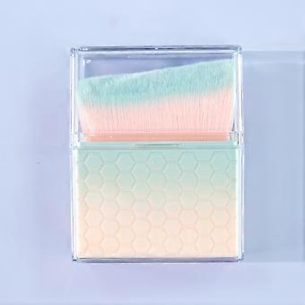 Multifunksjonell Sminkekost Vinklet Neglekunstkost Konturkost Highlighterkost V-formet Kosmetisk Kost rose gold