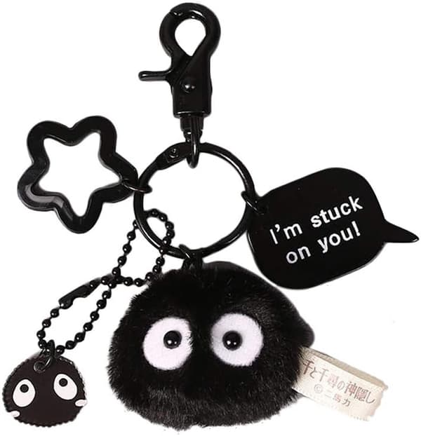 Pölypörrin Soot Sprite -Plush-avaimenperä (Tyyli A)
