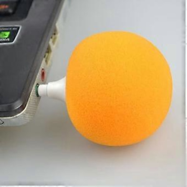Bärbar Audiohögtalare Mini Bollhögtalare 3,5 mm Lämplig för Sovsal Hushåll Kontor Present till Pojkvän Flickvän orange orange
