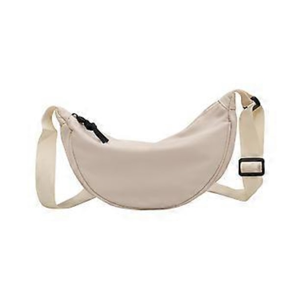 Fashion Canvas Skuldertaske Brysttaske Casual til Fest Studerende Udendørs Hvid Hvid White