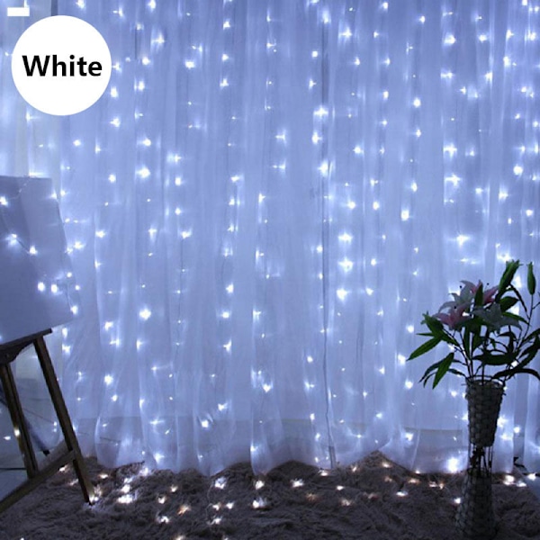 Gardiner Ljusgirlang, 3x 1m 100 USB LED-lampor med Ljusfjärrkontroll