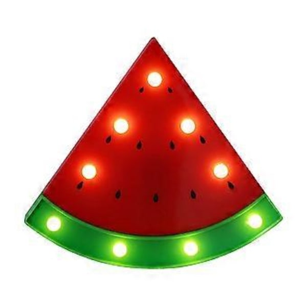 1 stk. Vandmelonformet Natlampe Bordlampe Uden Batteri