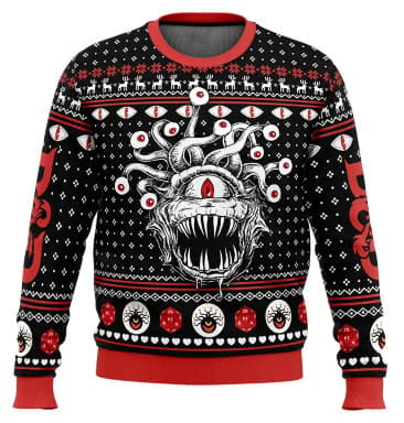 Julesweater, 3D Digital Print Crewneck Pullover - K32 - Størrelse 2XL 2XL