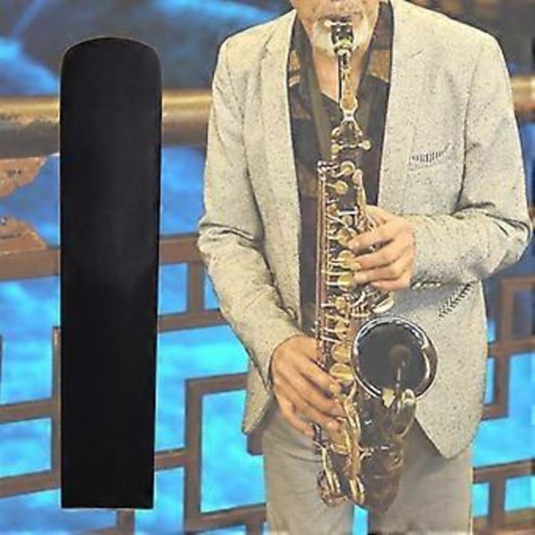 1 Stycke Svart Klarinett Altsaxofon Sax Rörblad Storlek 2.5 Styrka 2 1/2 Altsaxofon Rörblad Altsax Saxofon Rörblad Svart