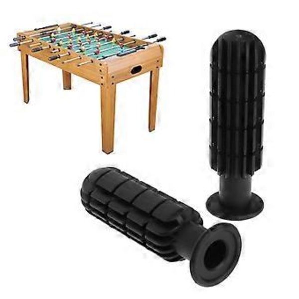 2 stk. Bordfotball Fotballmaskin Håndtak Grep Spill Reservedeler Sport og Fritid Svart