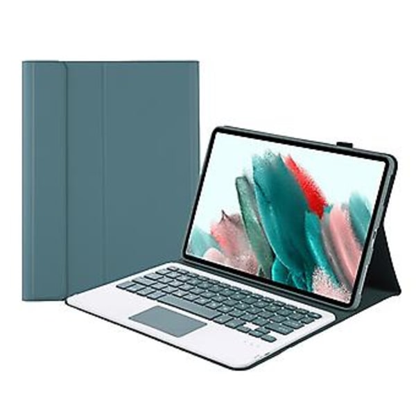 Näppäimistö + Kotelo Samsung Galaxy Tab A8 2021 Vaaleanvihreä Dark green