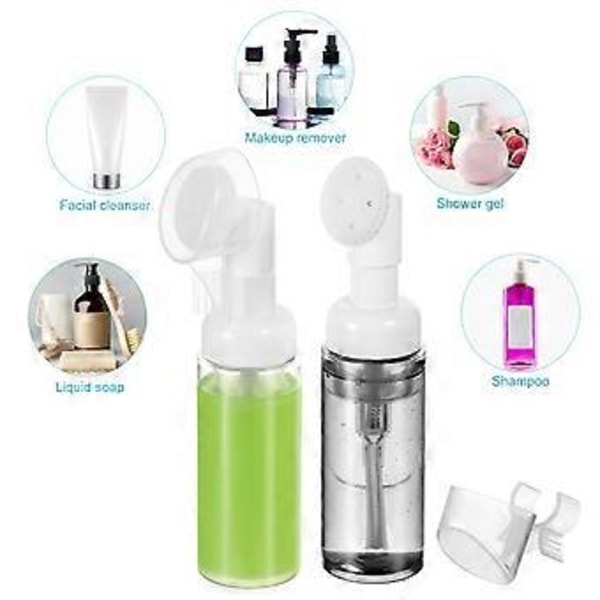 4 st Mousse Skumflaska Plast Frostat Skumflaska Liten Bubbelflaska